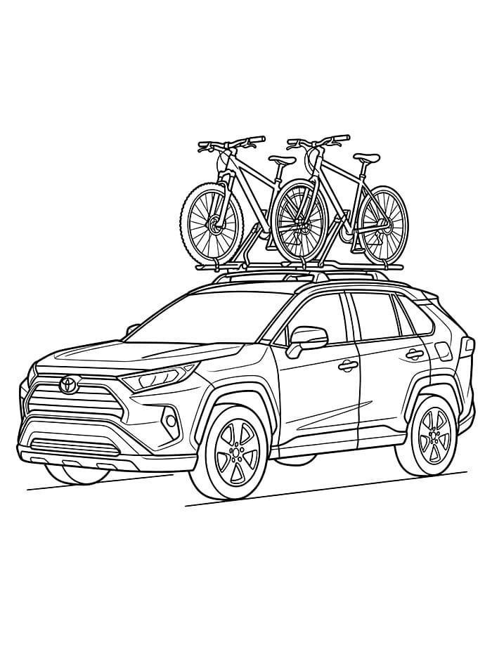 Toyota bærer sykler fargelegging
