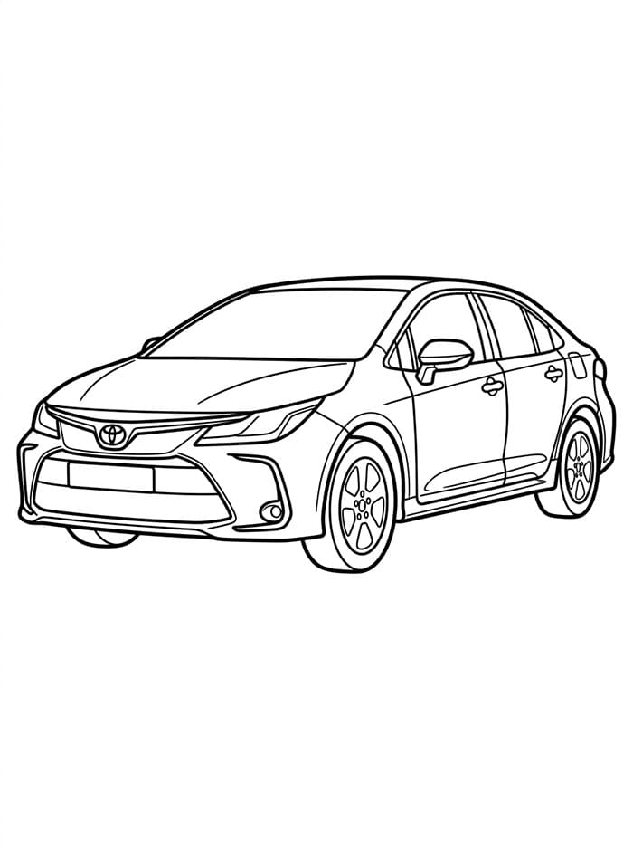 Toyota Corolla fargelegging