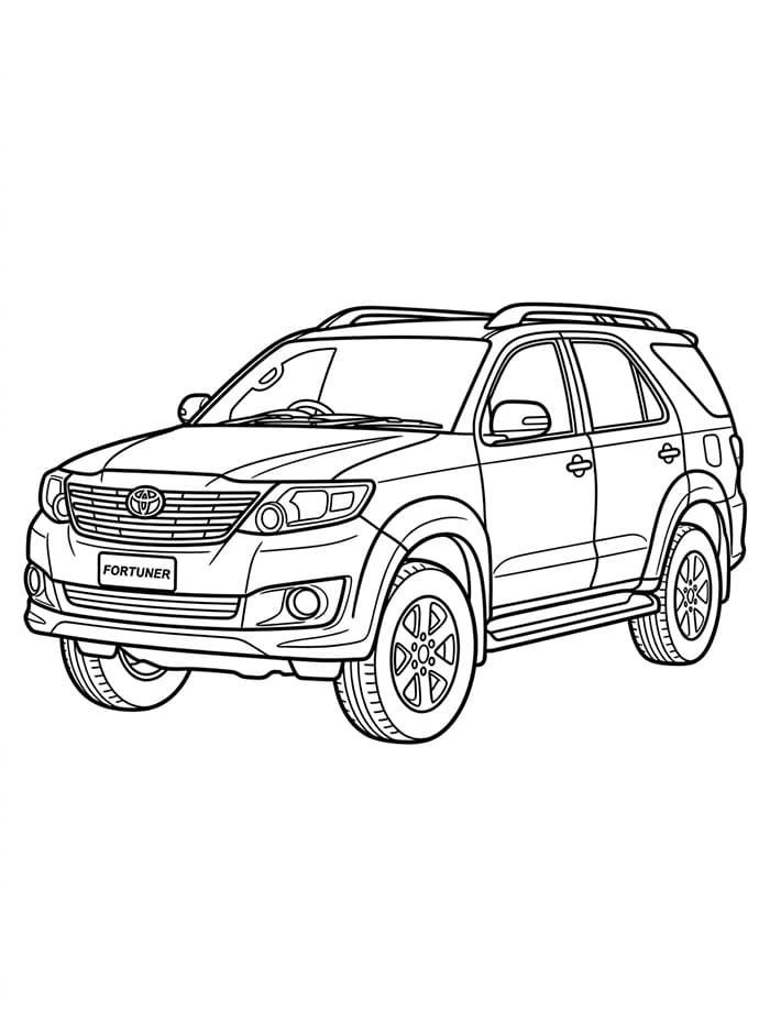 Toyota Fortuner fargelegging