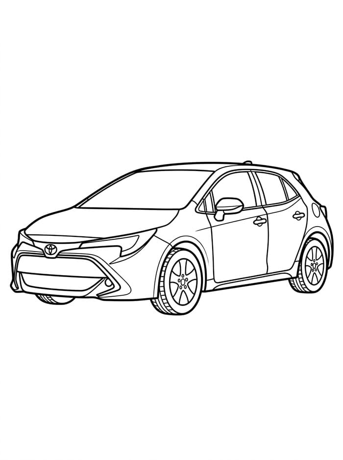 Toyota Hatchback fargelegging