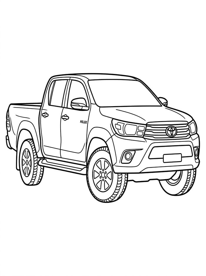 Toyota Hilux fargelegging