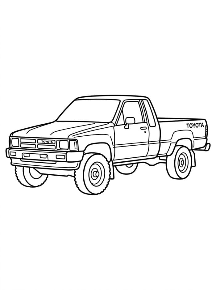 Toyota pickup fargelegging