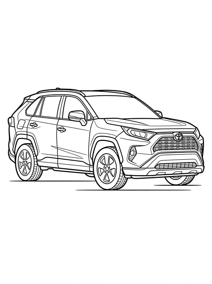 Toyota RAV4 fargelegging
