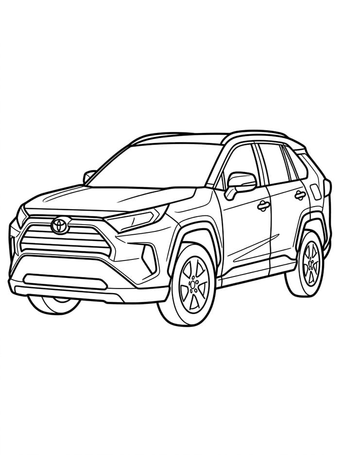 Toyota SUV fargelegging
