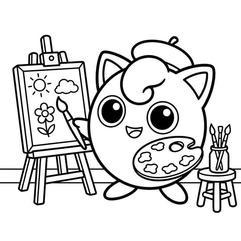 Baby Jigglypuff fargelegging