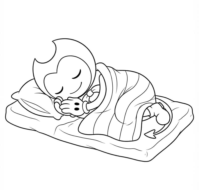 Bendy sover fargelegging