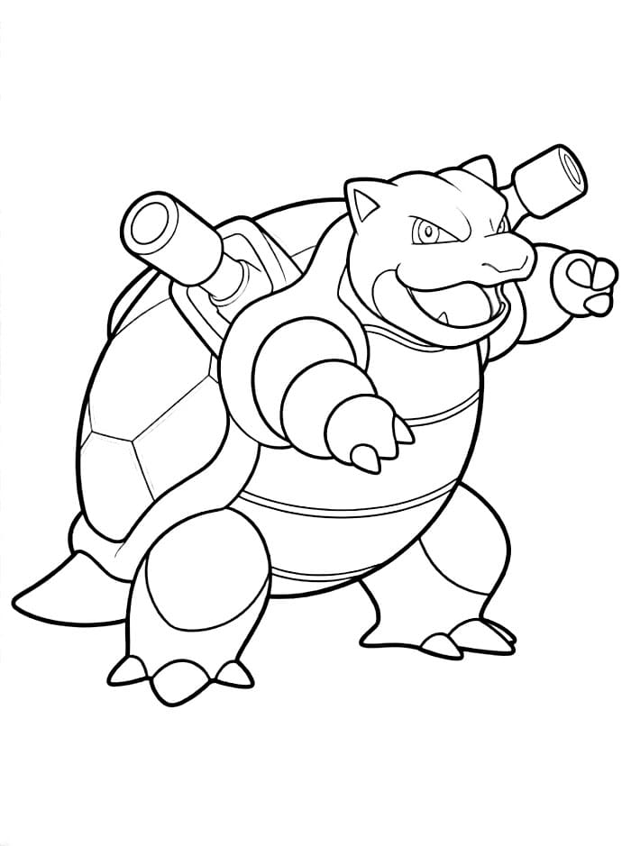 Blastoise Fargelegging