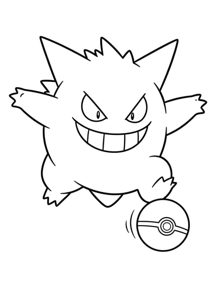 Gengar leker ball fargelegging