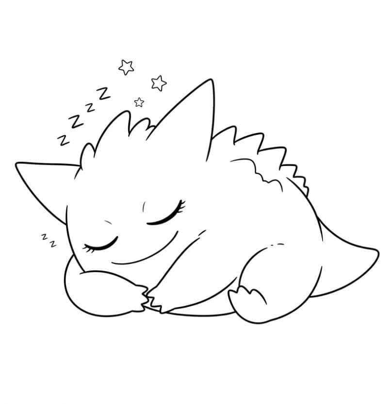 Gengar sover fargelegging