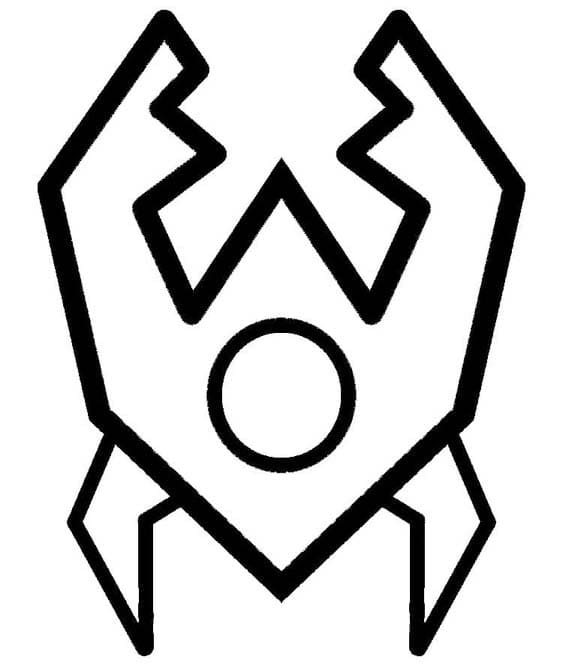 Geometry Dash Flyvende Klo fargelegging