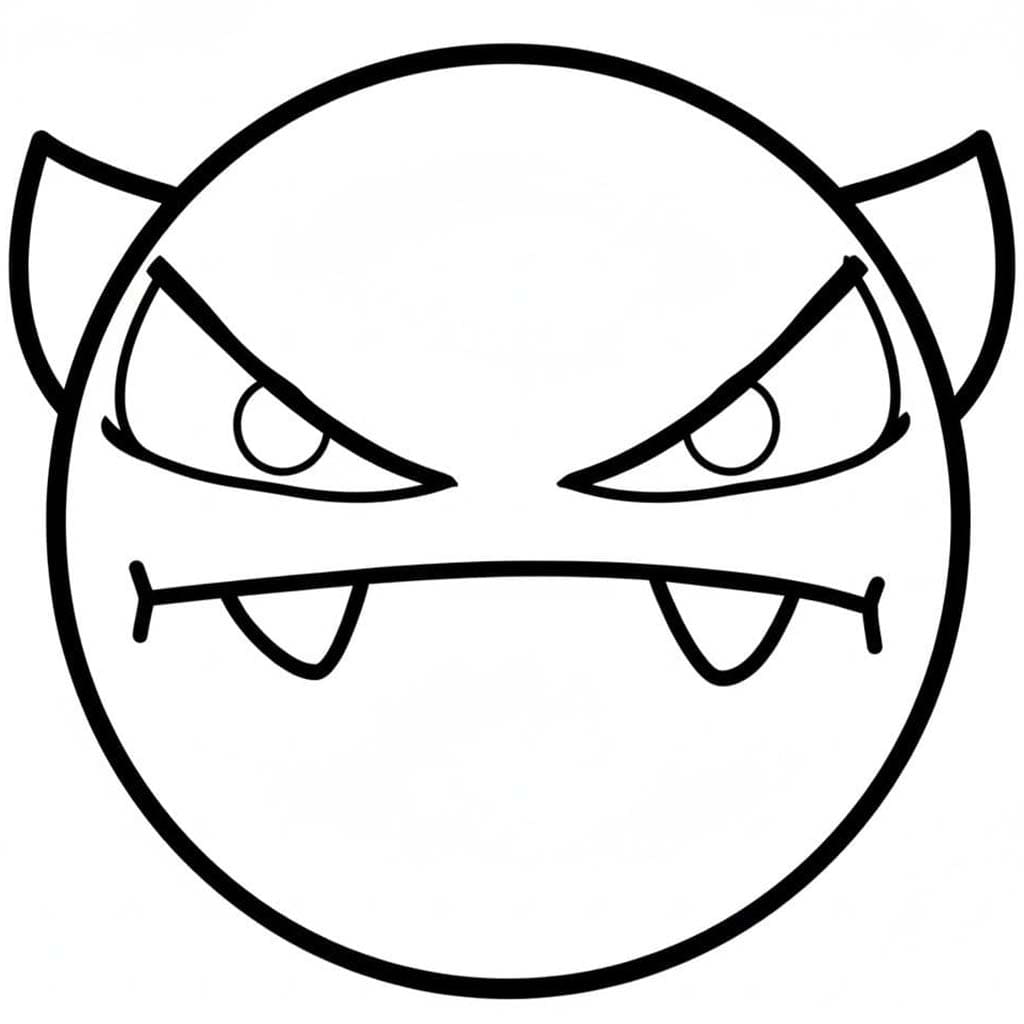 Geometry Dash Munter Sirkel fargelegging