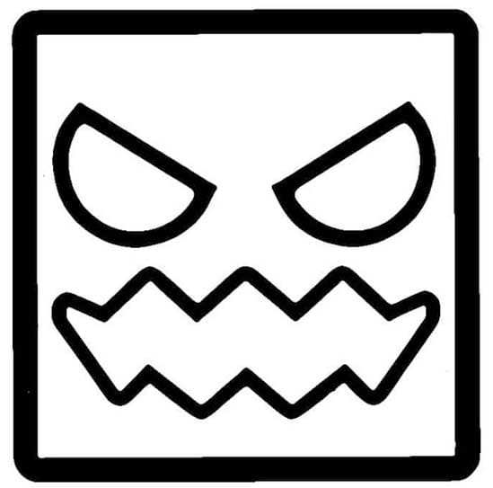 Geometry Dash Piggete Monster fargelegging