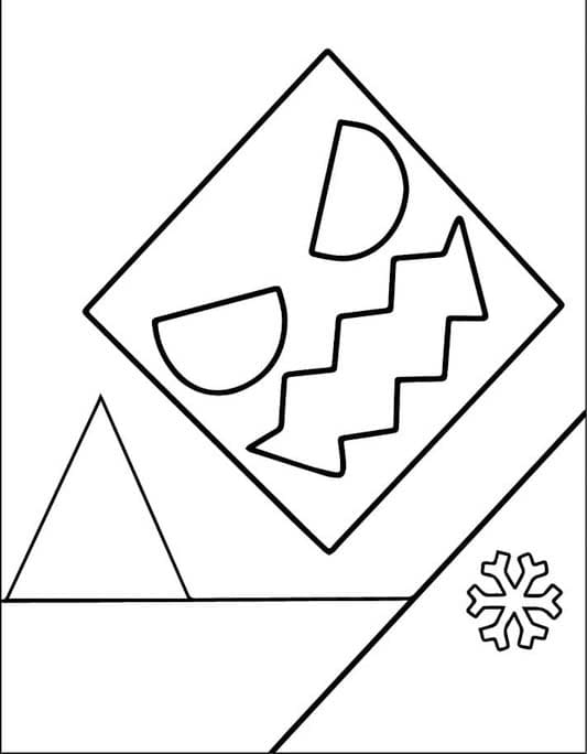 Geometry Dash Vinterdemon fargelegging