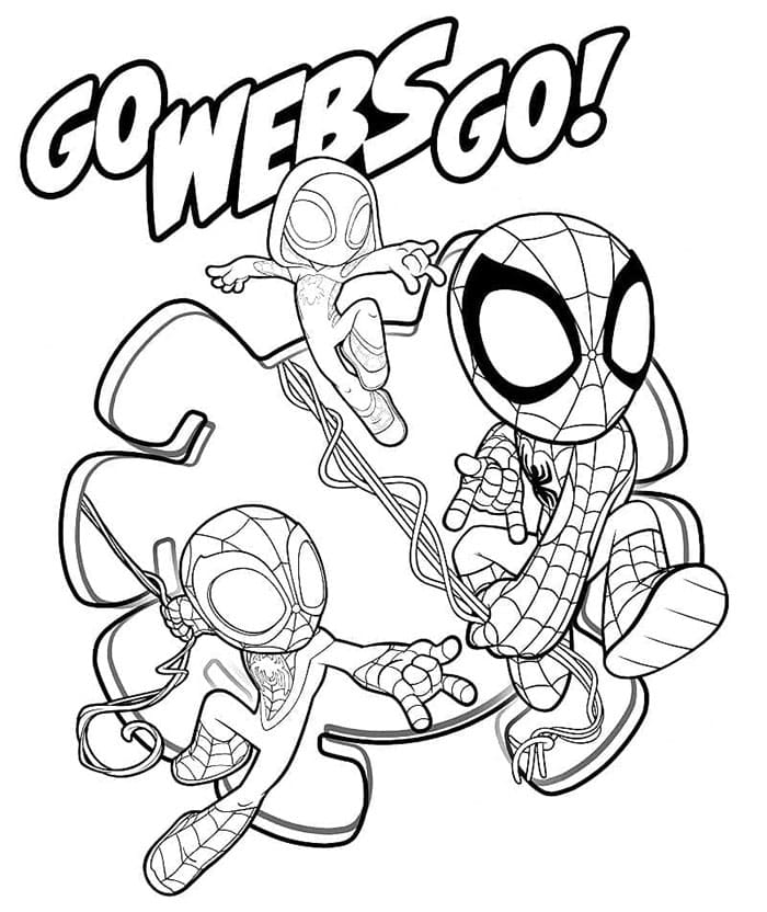 Gwen Stacy fra Spidey fargelegging