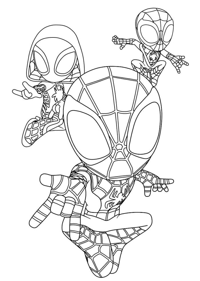 Hulk og Spidey fargelegging