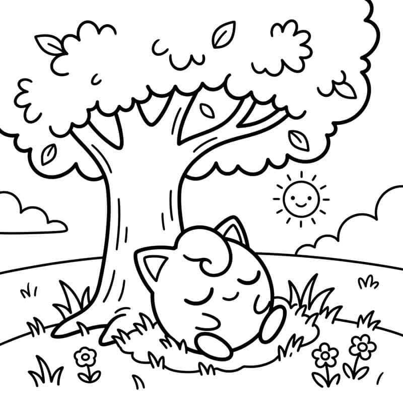 Jigglypuff den sinte Pokémonen fargelegging