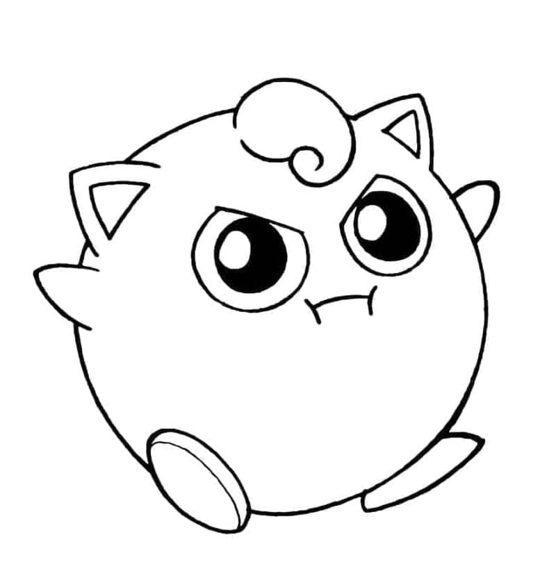 Jigglypuff i Snøkule fargelegging