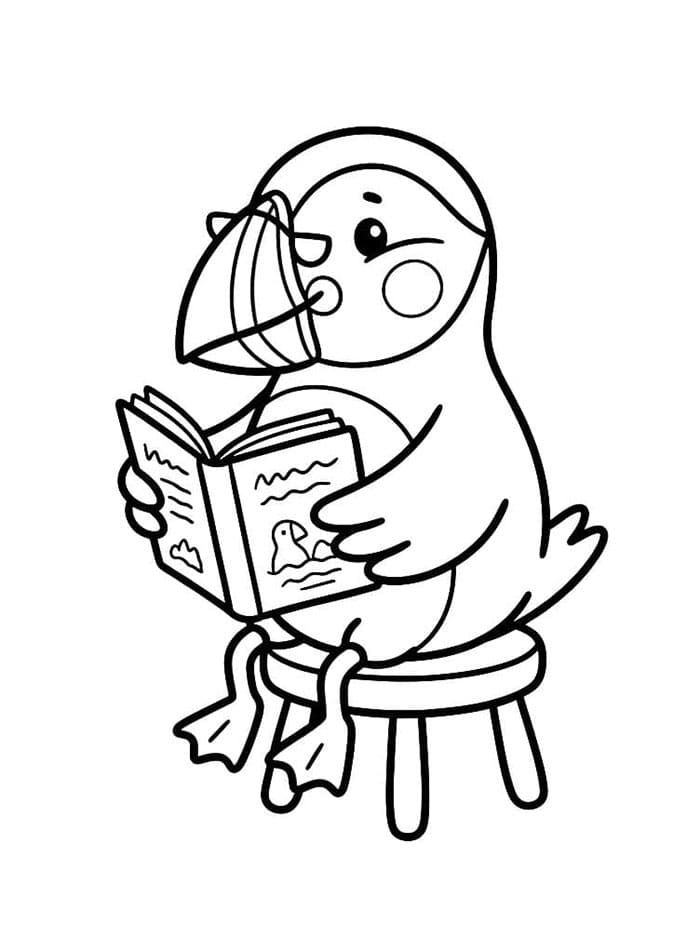 Lunder Leser Bok fargelegging