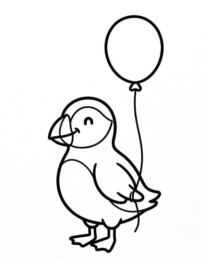Lunder Med Ballong fargelegging