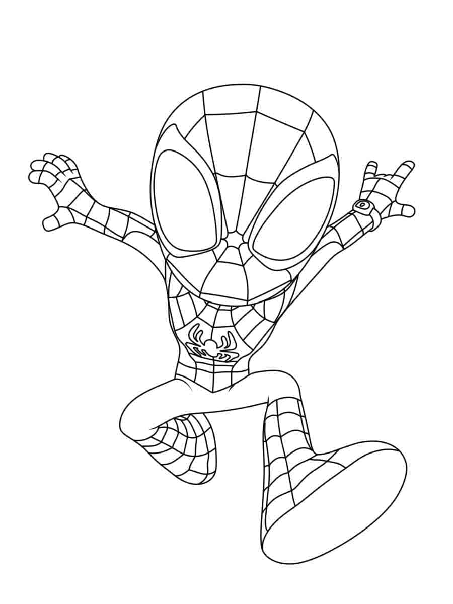 Miles Morales Spidey fargelegging