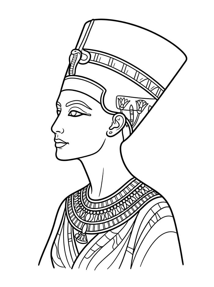 Nefertiti fargelegging