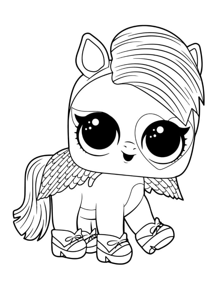 Pen ponijente LOL Pets fargelegging