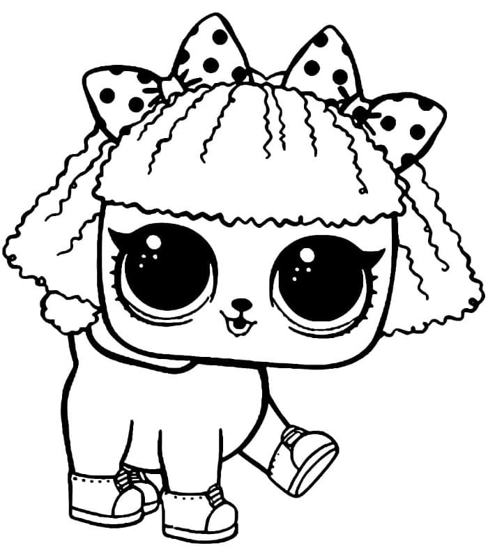Pupsta i LOL Pets fargelegging