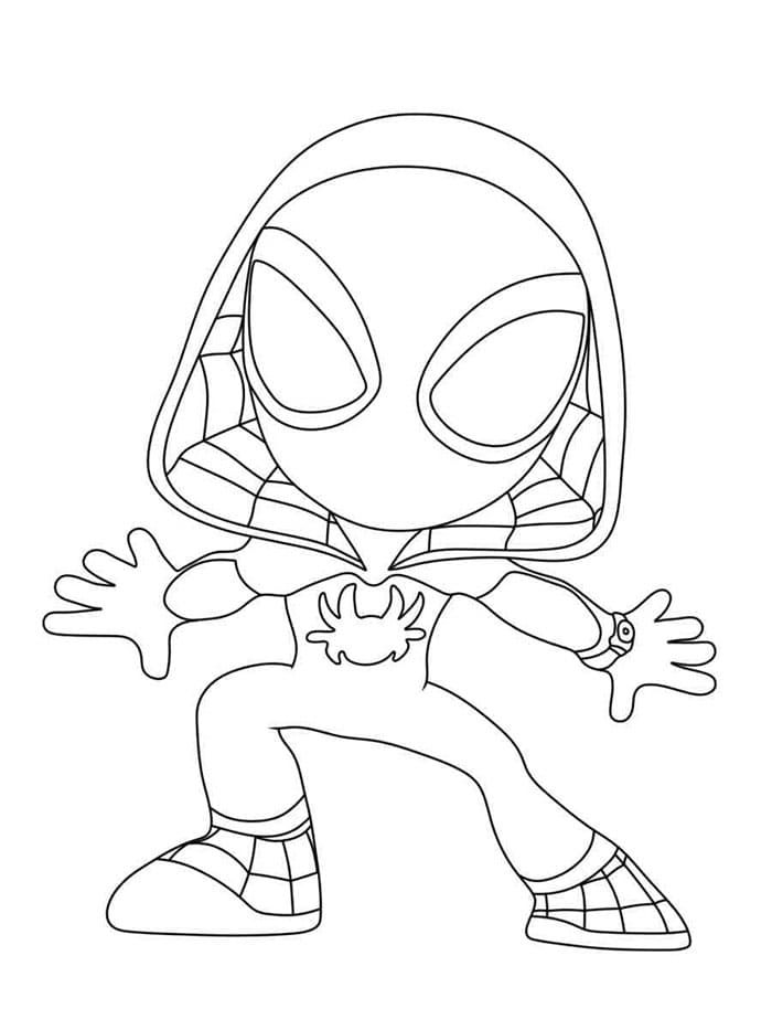 Spidey Gwen Stacy fargelegging