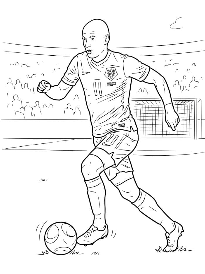 Arjen Robben fargelegging