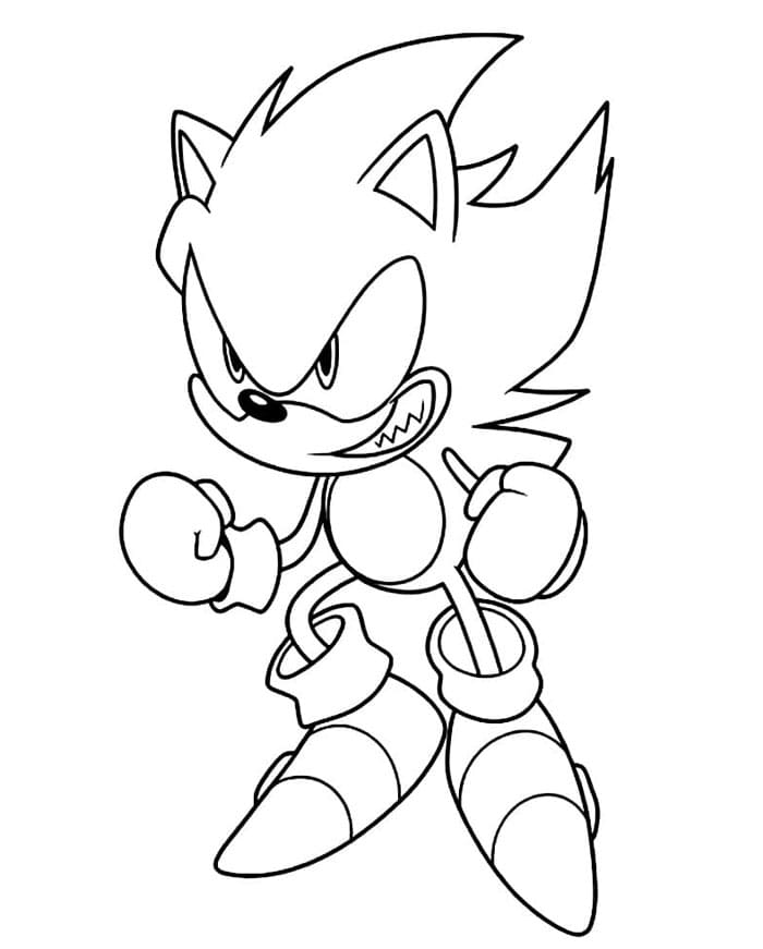 Dark Sonic er fantastisk fargelegging