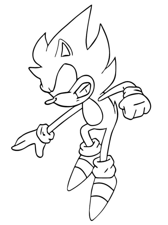 Dark Sonic fantastisk fargelegging