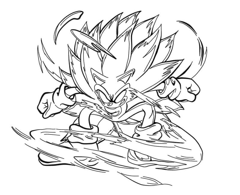 Fantastisk Dark Sonic fargelegging