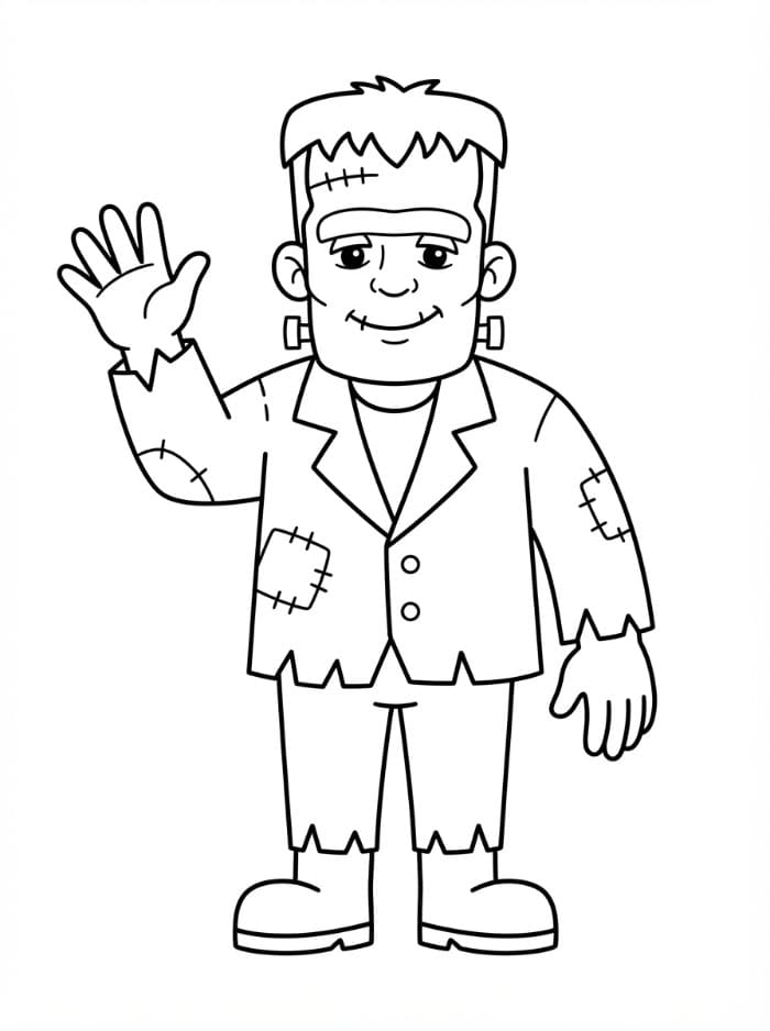 Frankenstein vinker fargelegging