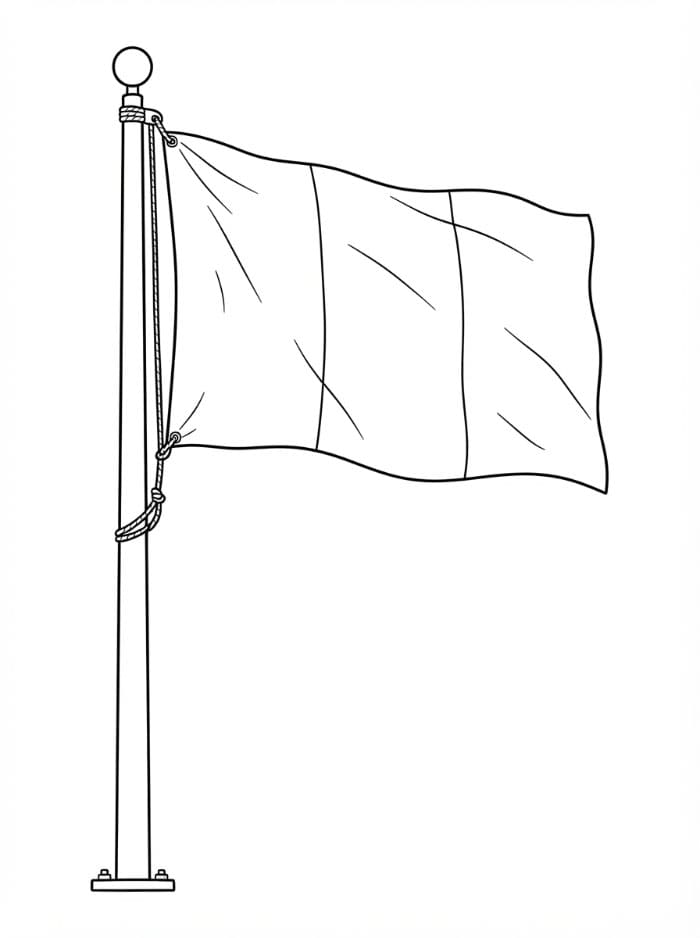 Frankrikes Flagg fargelegging