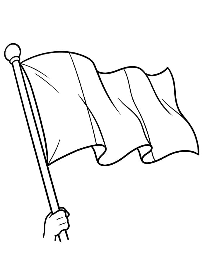Frankrikes flagget vifter fargelegging