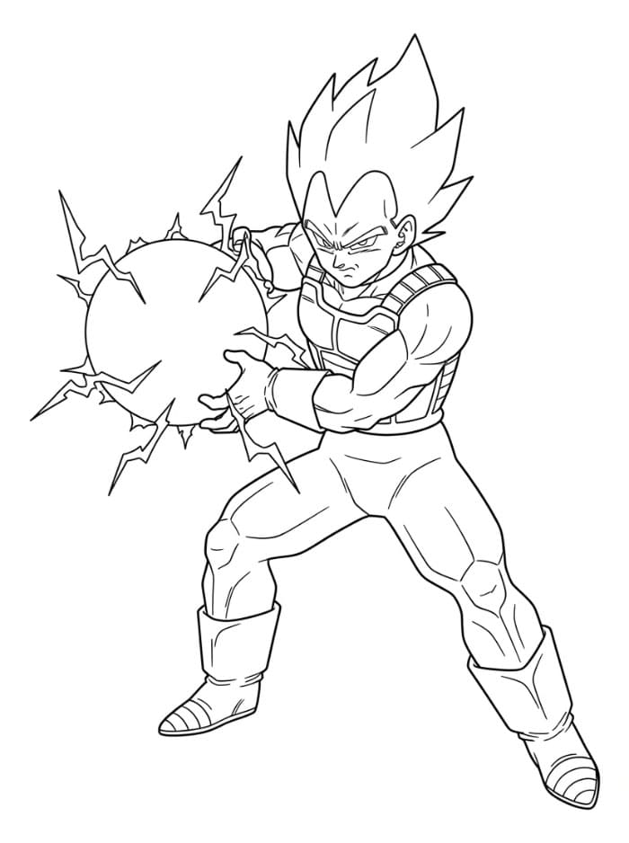 Frie Vegeta Lader Opp fargelegging