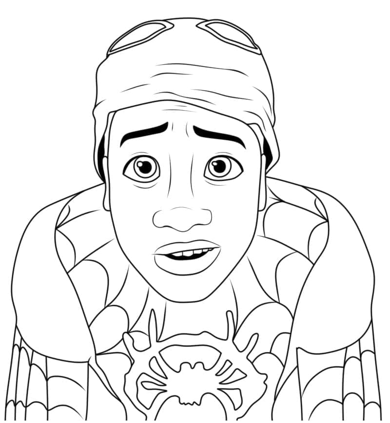 Miles Morales for barn fargelegging