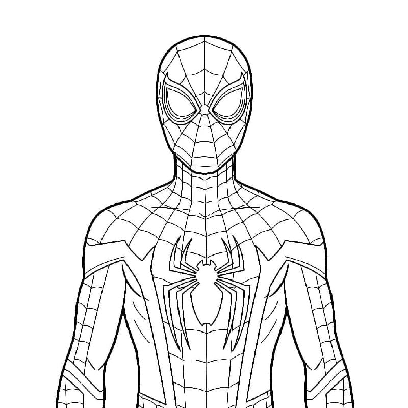 Miles Morales har på seg maske fargelegging