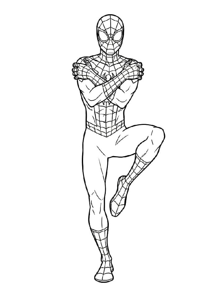 Miles Morales strekker seg fargelegging