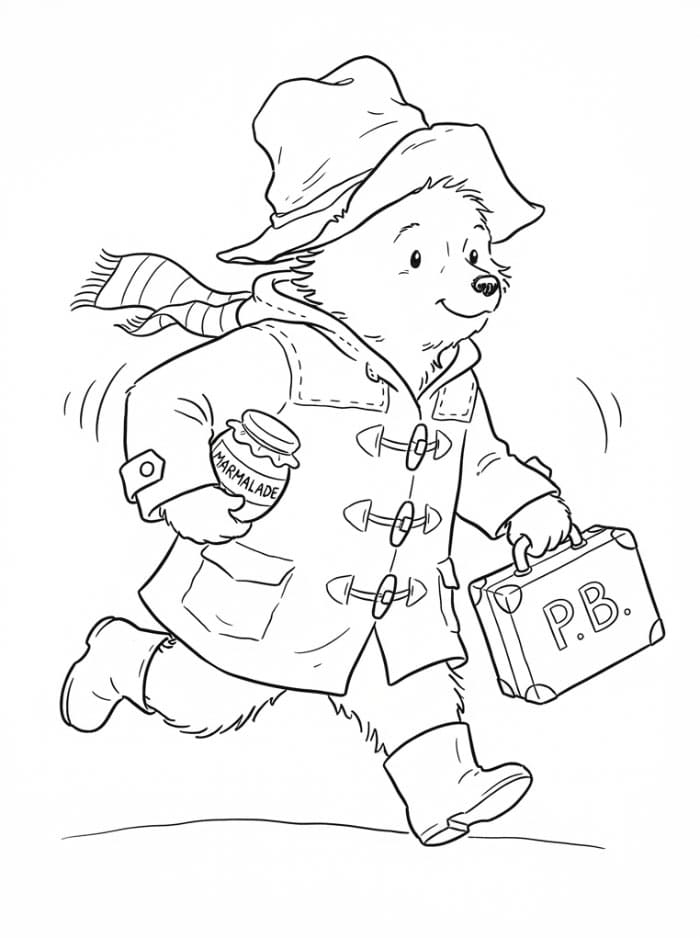 Paddington løper fargelegging
