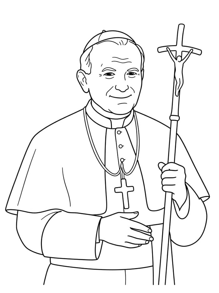 Pave Johannes Paul II fargelegging