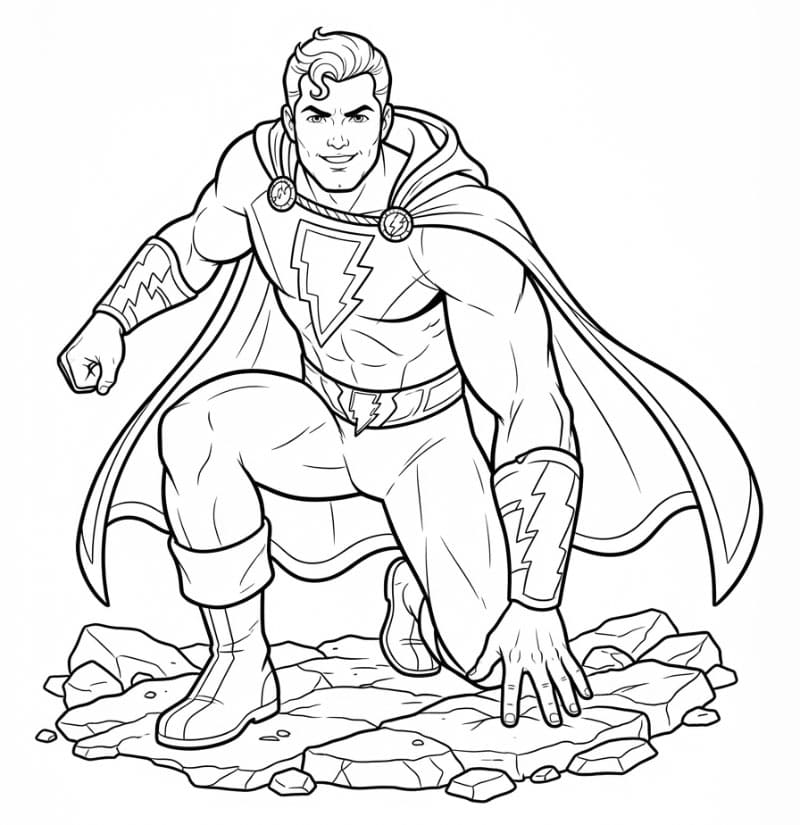 Shazam lander fargelegging