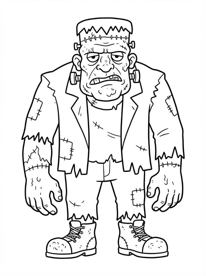 Stygg Frankenstein fargelegging