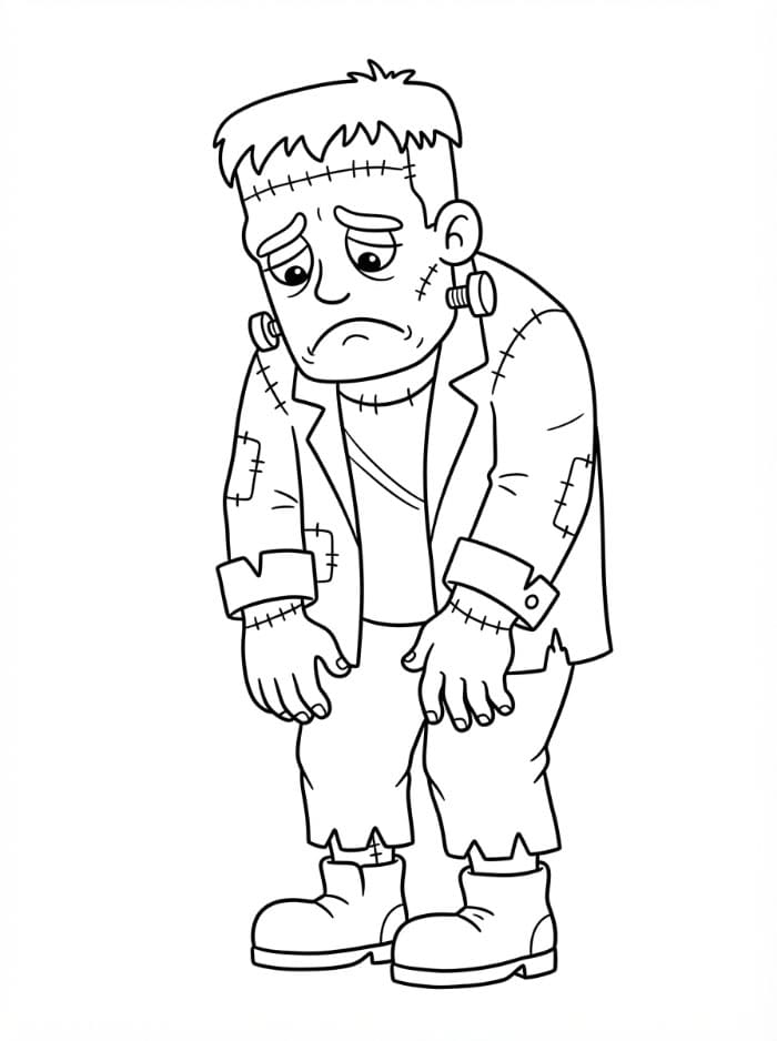 Trist Frankenstein fargelegging