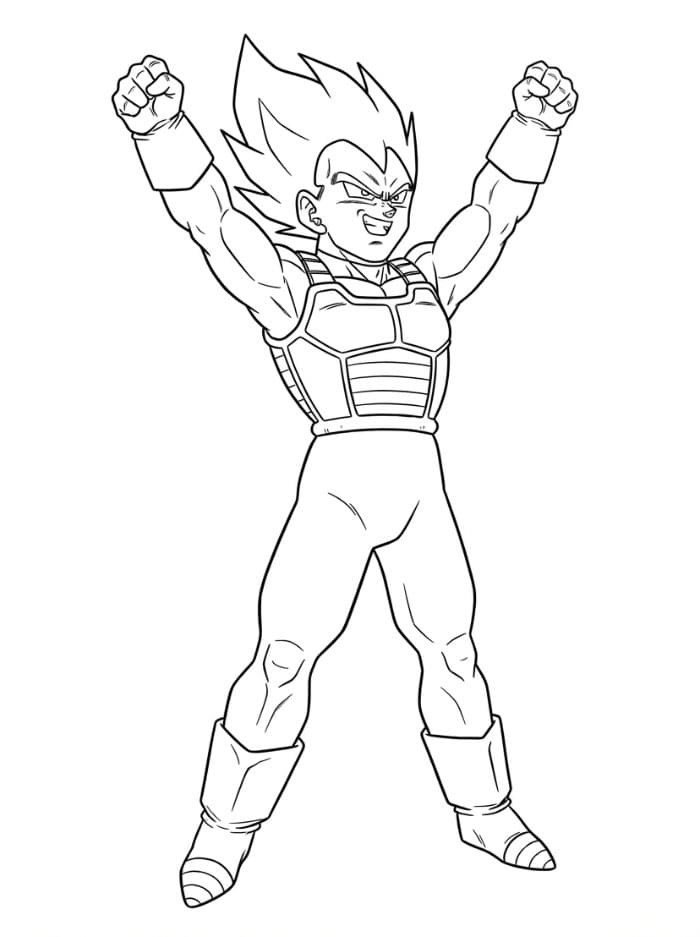 Vegeta Feirer fargelegging