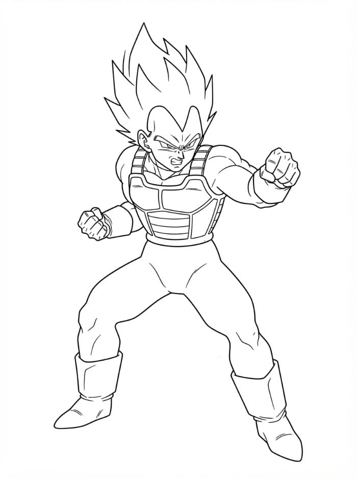 Vegeta fargelegging