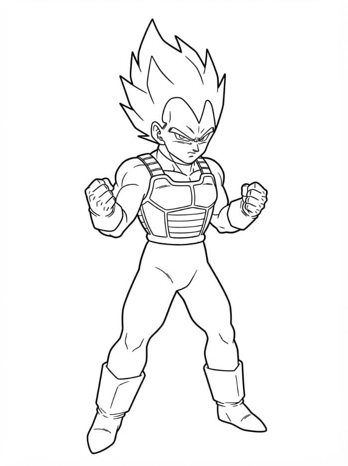 Vegeta Klar fargelegging