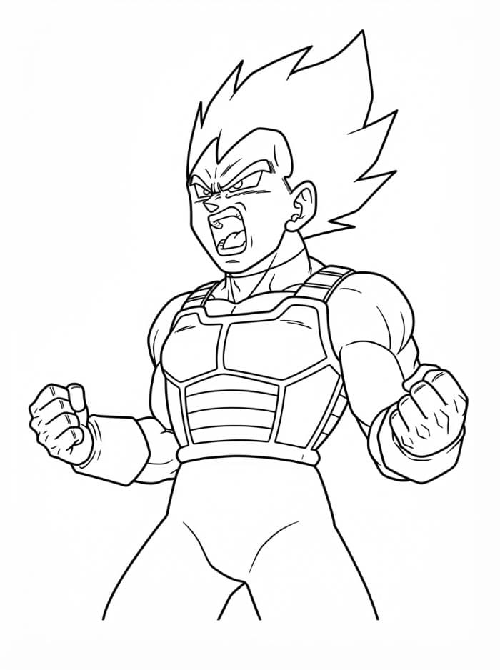Vegeta Roper fargelegging