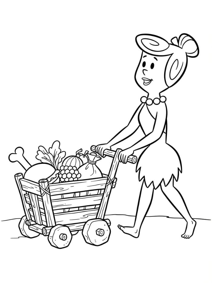 Wilma Flint handler fargelegging