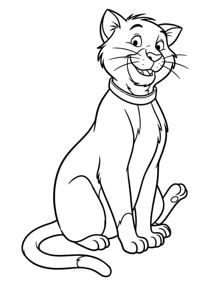 Aristokattene Thomas O'Malley fargelegging